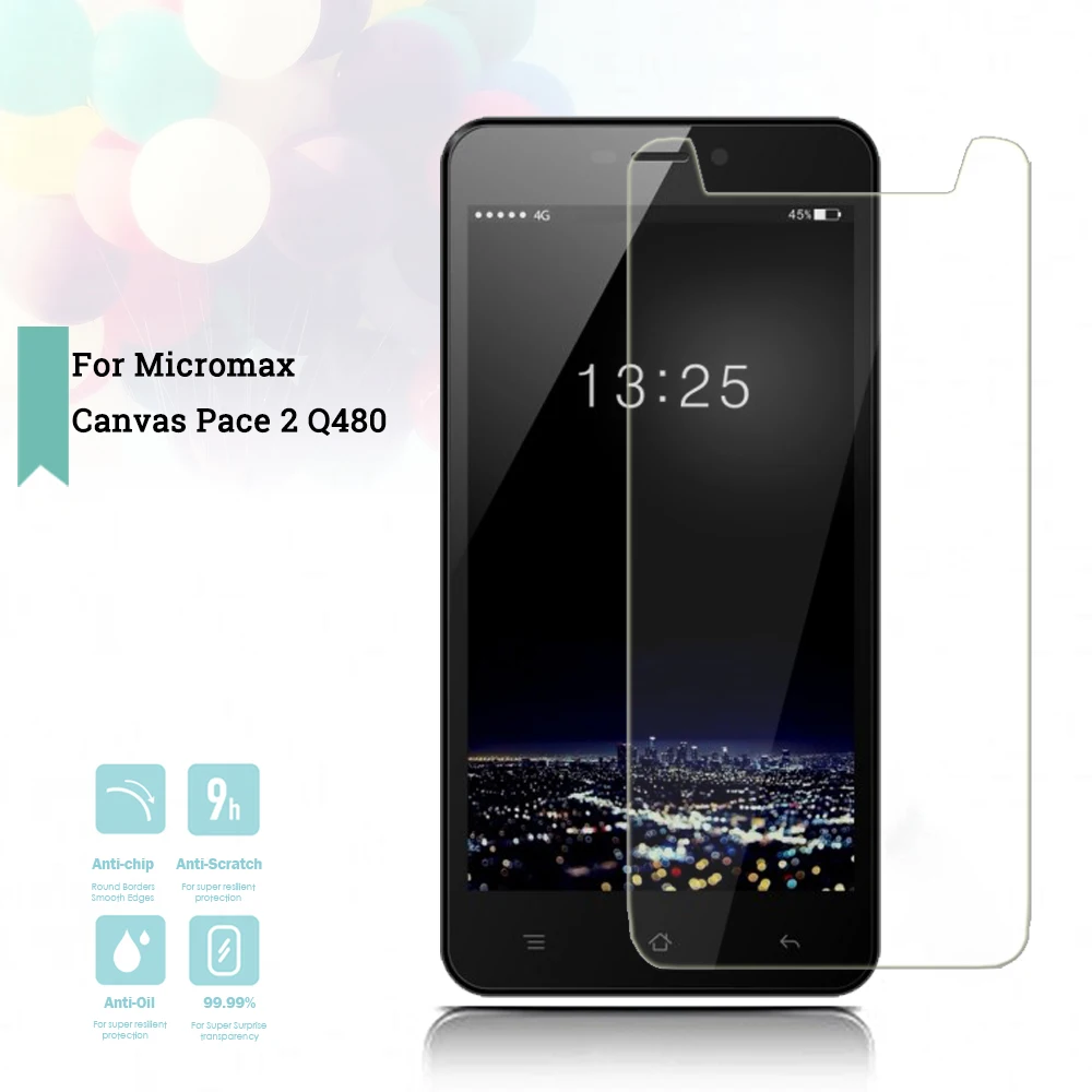 2.5D 0 26 мм ультратонкое защитное покрытие из закаленного Стекло Micromax Canvas Pace 2 Q480