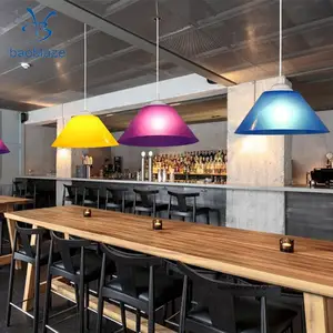 Потолочный подвесной светильник, абажур в форме конуса E27