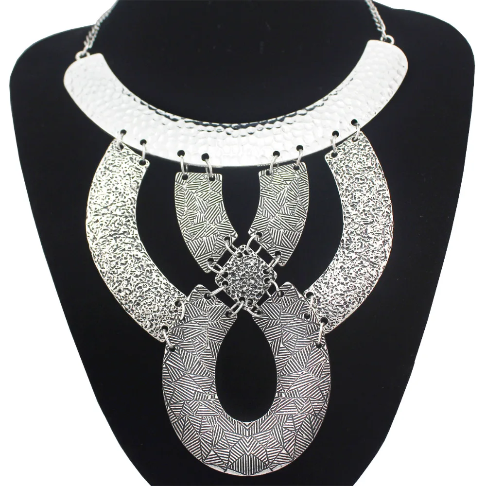 Ювелирные изделия Винтаж Клеопатра Пробуждение узел большой кулон ожерелье для