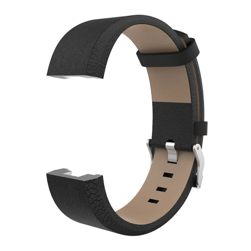 Сменные браслеты из натуральной кожи для браслета FitBit Charge 2 кожа маленький большой - Цвет: B