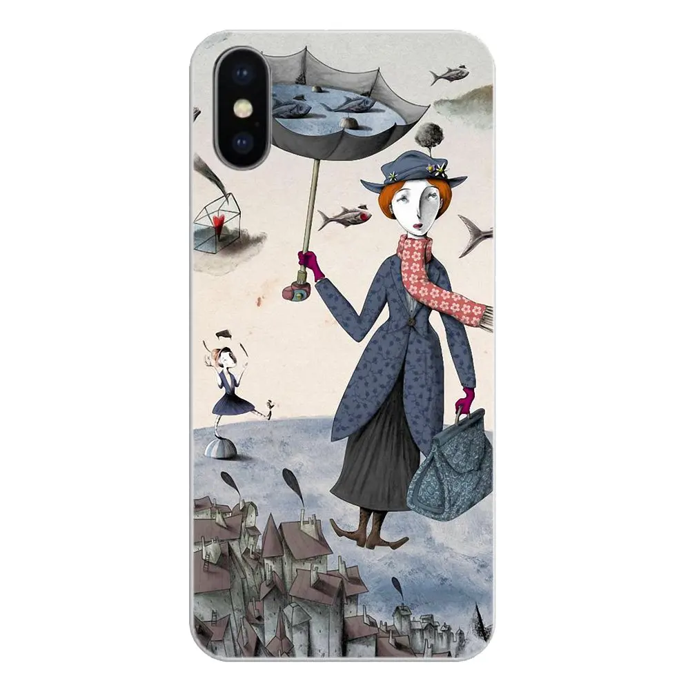 Прозрачный мягкий чехол для huawei P20 Lite Nova 2i 3i 3 GR3 Y6 Pro Y7 Y8 Y9 Prime 2018 2019 Mary Poppins