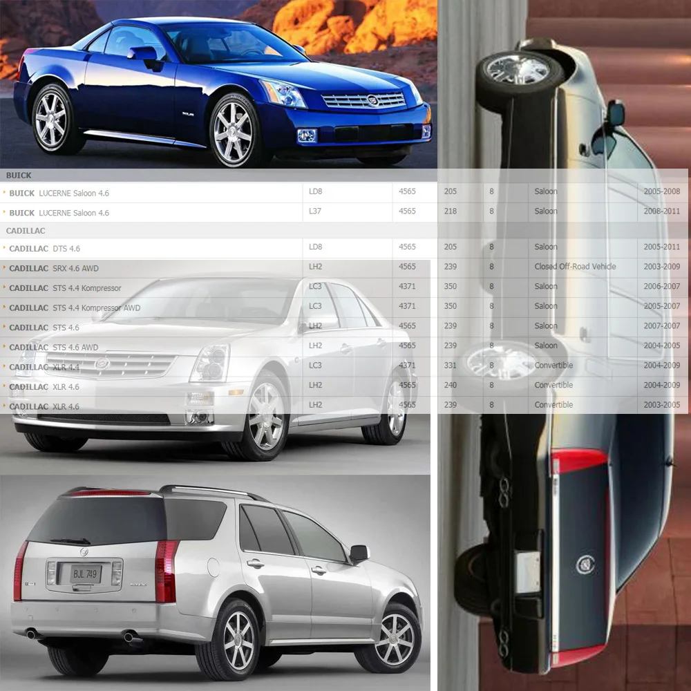 Высококачественная Катушка зажигания для CADILLAC DTS SRX STS XLR DEVILLE Mermaid 4.4L 4.6L V8 (1997 2011) 12594176 12585765 UF372 8 шт.|Катушка