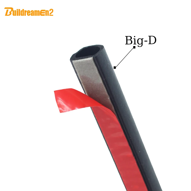 

Buildreamen2 Big D Car SUV Door Engine Tailgate Seal Strip Noise Control Weatherstrip Self-Adhesive 590" 1500cm Free Shipping !