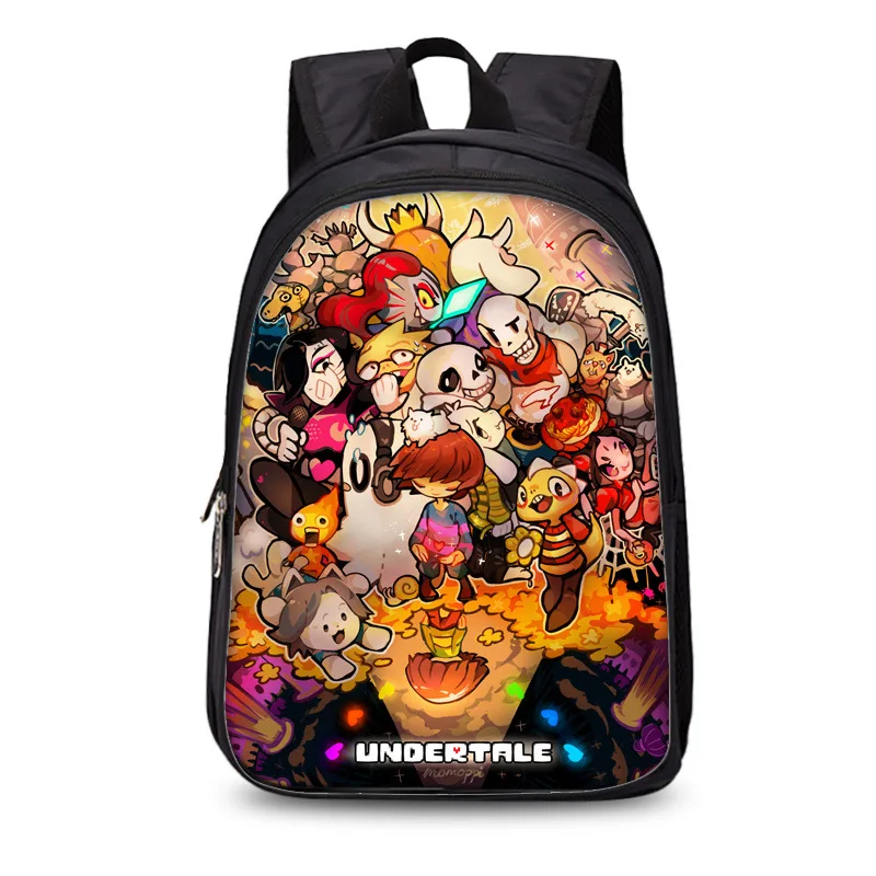Рюкзак для девочек и мальчиков в стиле аниме Undertale сумка книг Sans женщин mochila