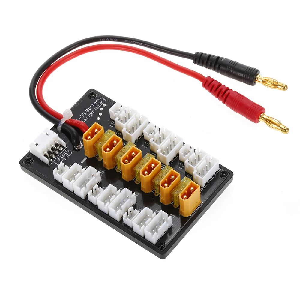 Плата для зарядки 1S 2S 3S 20A XT30 Plug Lipo параллельная зарядная плата IMAX B6 зарядное