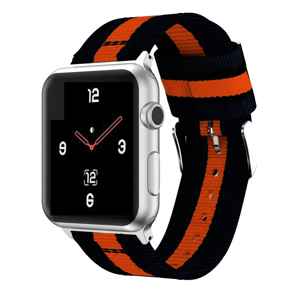 fenti woven nylon band for apple watch 4 3 2 1 42mm 38mm 40mm 44mm bracelet wrist belt strap iwatch accessories series 5 | Наручные часы