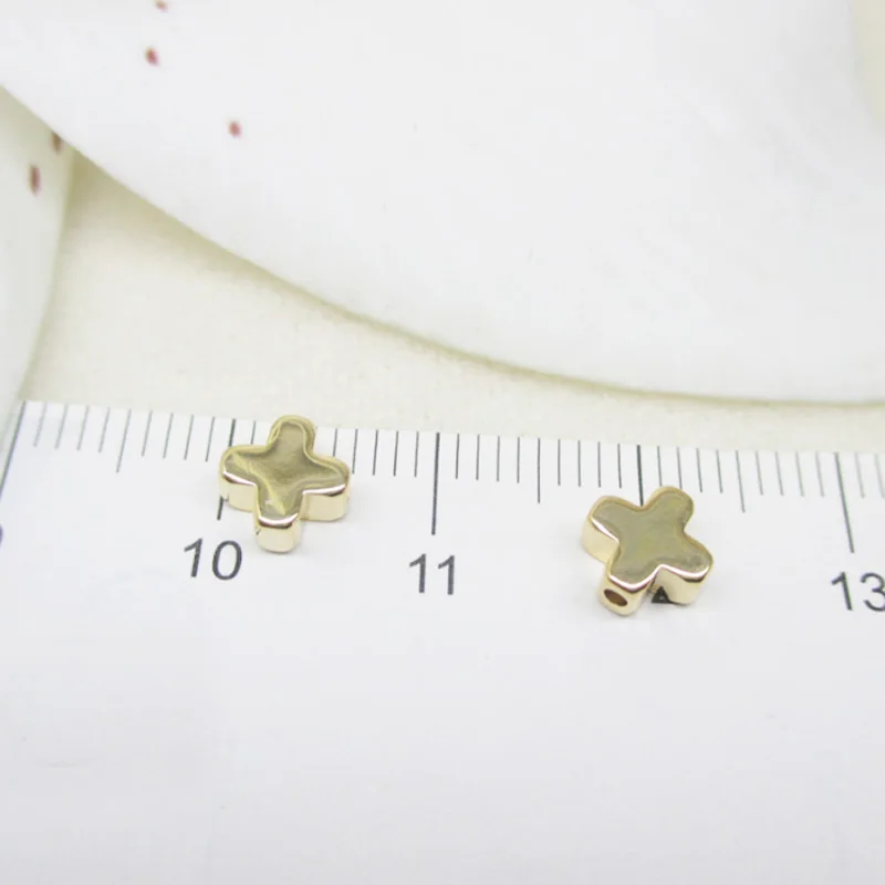 Позолоченные круглые шарики 6 мм 20 шт. для изготовления ювелирных изделий |