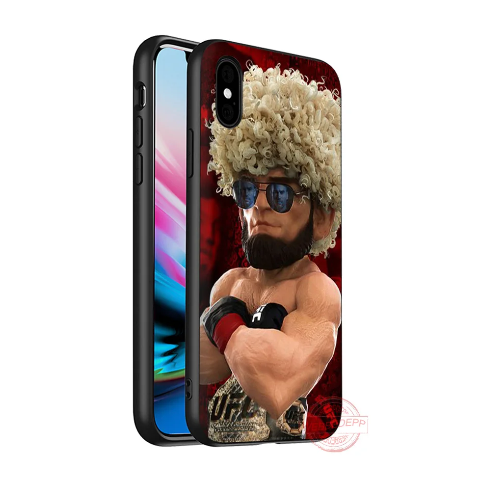 3 WEBBEDEPP Habib Nurmagomedov Мягкий силиконовый чехол для телефона iPhone 5 6 7 8 Plus X XS XR XS Max.11 11peo 11proMax - Цвет: 3