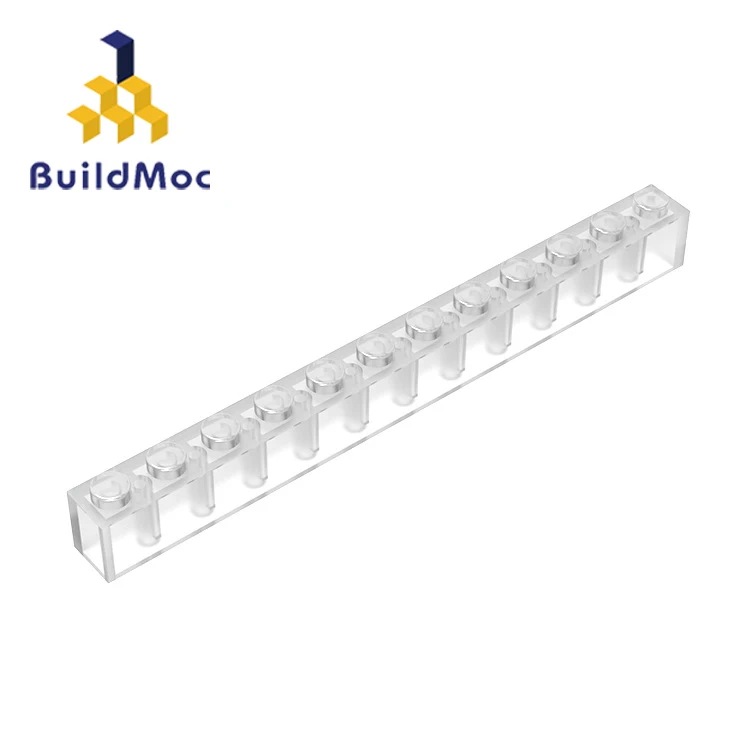 BuildMOC Собирает Частицы 6112 1x12 для строительных блоков детали DIY Электрический