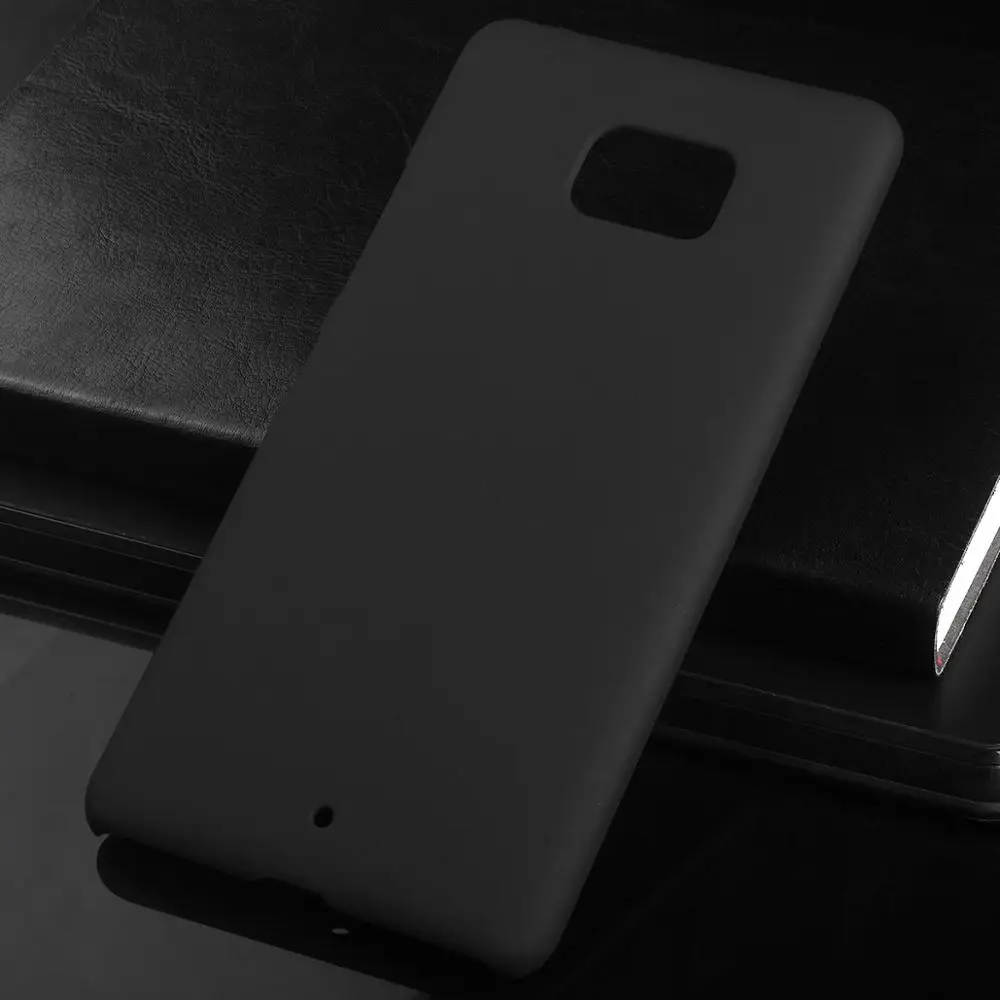 Матовая Пластик Coque 5.7For Htc U Ultra чехол для Htc U Ultra uultra Dual Sim телефонный чехол-лента на заднюю панель - Цвет: Black