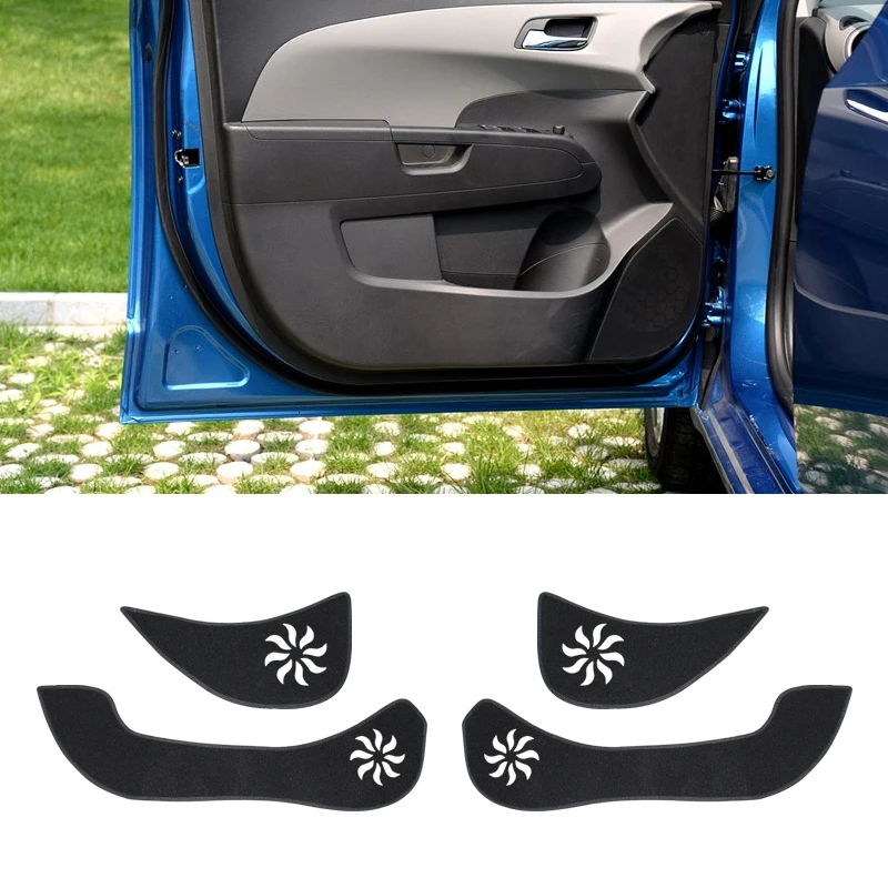 QCBXYYXH для Chevrolet Aveo 2011 2014 2 цвета автомобильный Стайлинг протектор боковые края