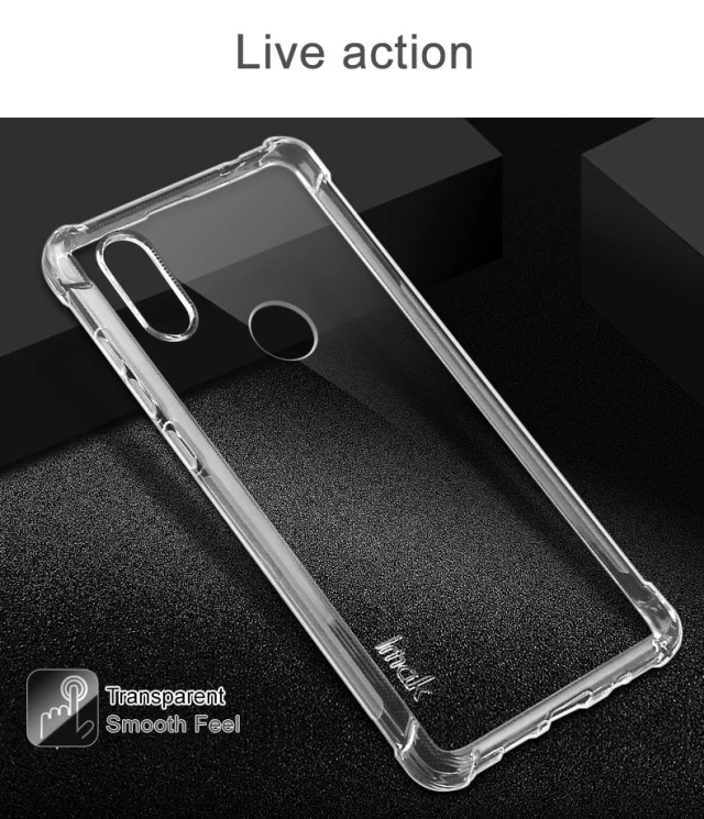 Для Xiaomi mi Mix 2 прозрачный чехол IMAK TPU силиконовая задняя крышка для Funda Xiaomi mi x 2 S чехлы Coque Xiaomi mi x2 mi x2 S