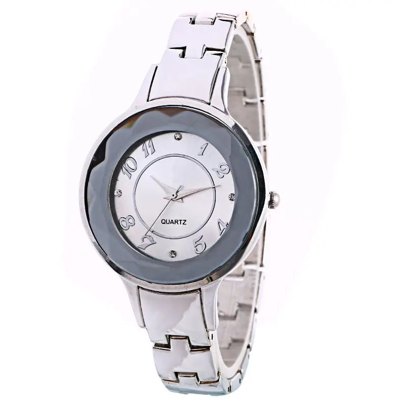 Женские повседневные кварцевые часы Gnova золотистые наручные с платиновым