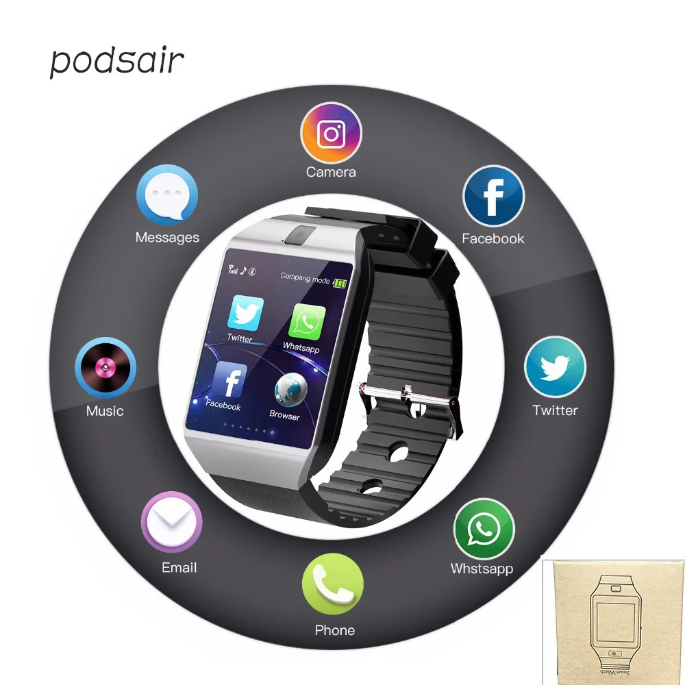 Bluetooth DZ09Smart часы Relogio Android смартфон фитнес трекер xiomiSmart часы PK tws i12 i10