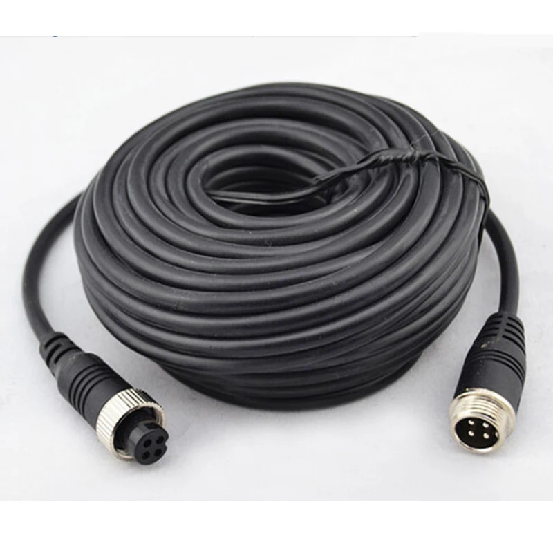 20 метров 4Pin авиации Класс автомобиля заднего обзора Камера кабель для X7 (4CH H.264 AHD