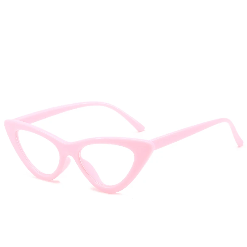Pink Кошачий глаз, близорукость, прозрачные очки, оправа для женщин, дизайнерские очки для зрения, оптическая оправа, черные, красные, розовые очки, Oculos De Grau - Цвет оправы: Pink