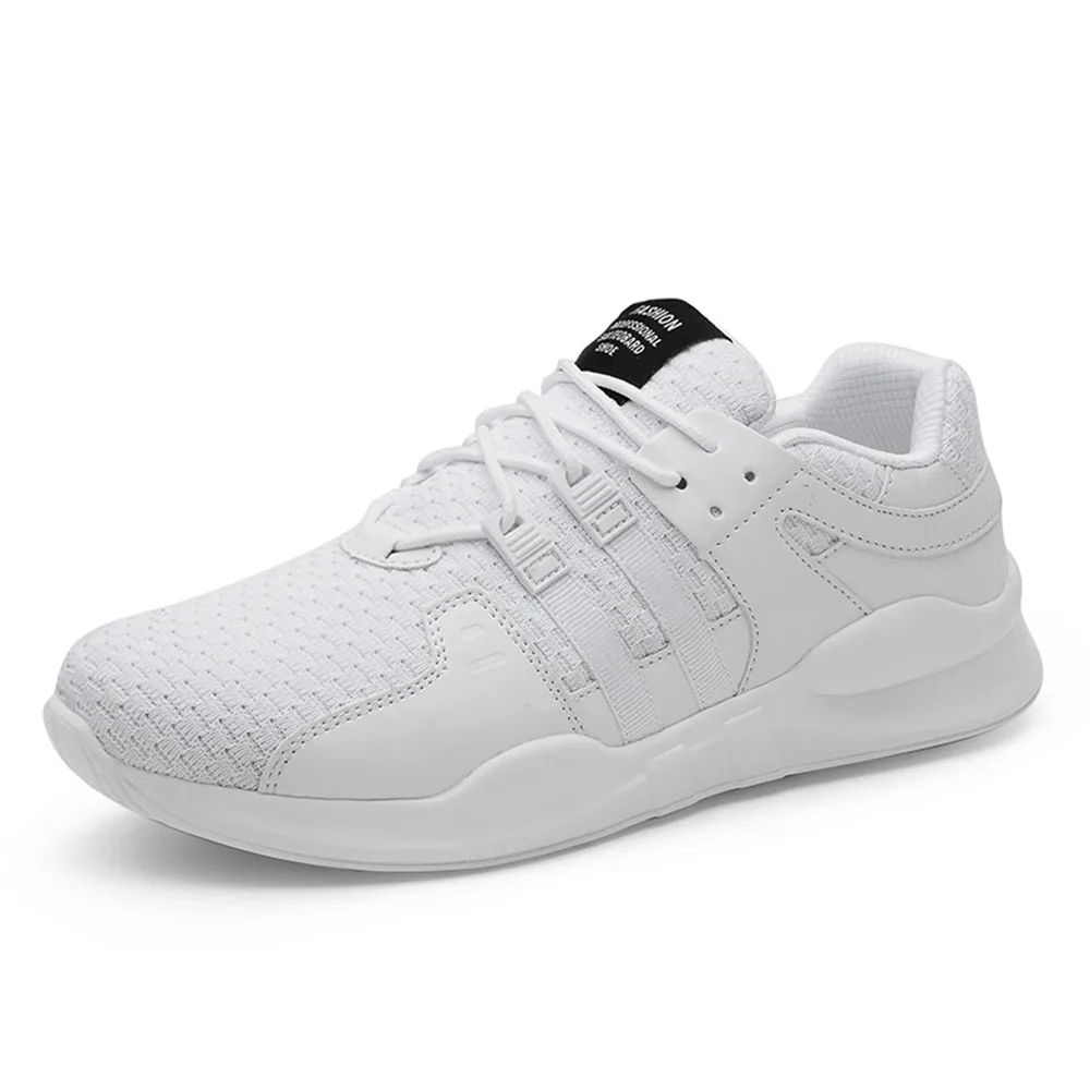 2018 модная мужская обувь сетчатая дышащая весенне-осенняя резиновая Повседневная