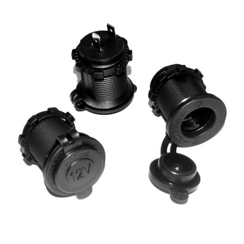 2 шт. Авто прикуриватель 12 в водонепроницаемый разъем для машины лодки мотоцикла