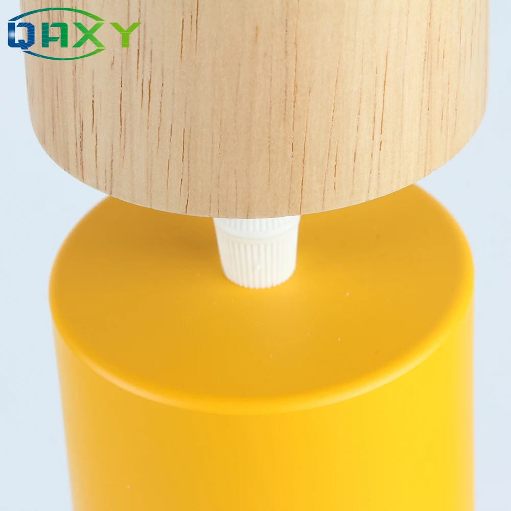 E27 Подвесная лампа для столовой современный модный алюминиевый деревянный