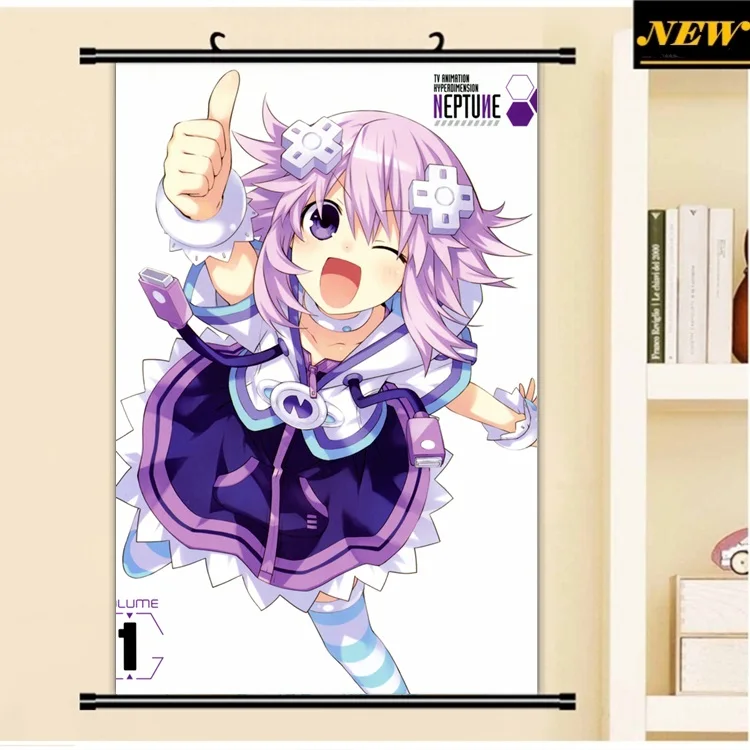 40x60 см компиляции сердце choujigen игры Нептун tsunako лоли мультфильм аниме стены