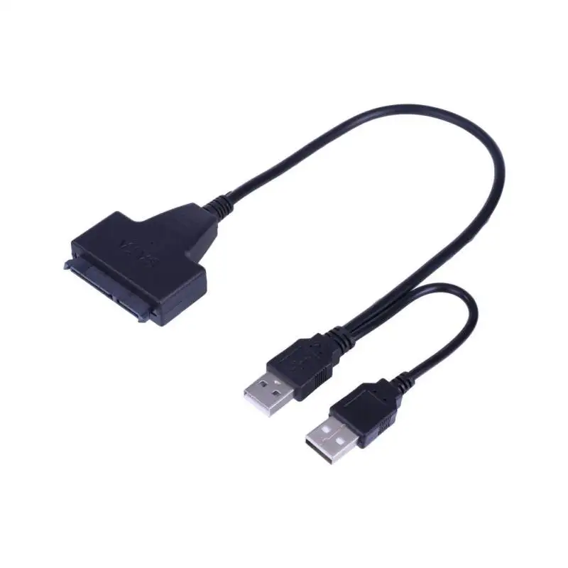 Двойной USB 2 5 к SATA Кабель-адаптер для компьютера 3 дюйма/дюйма соединительные