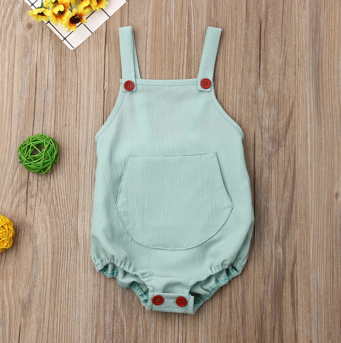 Новый детский комбинезон на бретельках для мальчиков и девочек летняя одежда