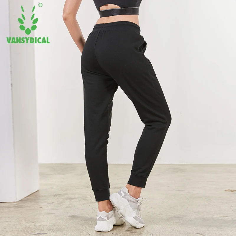 Vansydical осенне-зимние спортивные штаны для бега тренажерного зала йоги женский