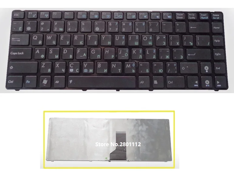 Новая русская клавиатура SSEA RU для ASUS N82 N82J N82JQ N82JG N82JV K42 K42J A42 A42D A42J K42F A42F X44H X43 K42D U32 U35