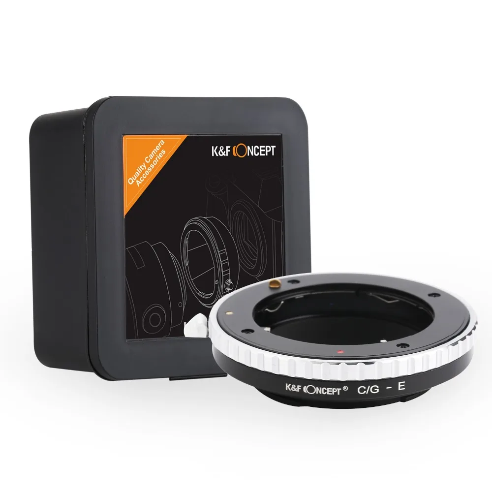 K & F CONCEPT кольцо адаптера объектива для объективов Contax G к адаптеру камеры Sony E