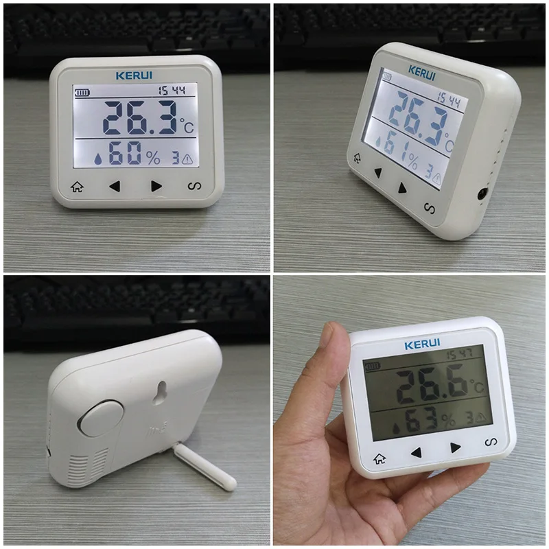 Беспроводная домашняя сигнализация KERUI с детектором температуры и влажности Wi Fi +