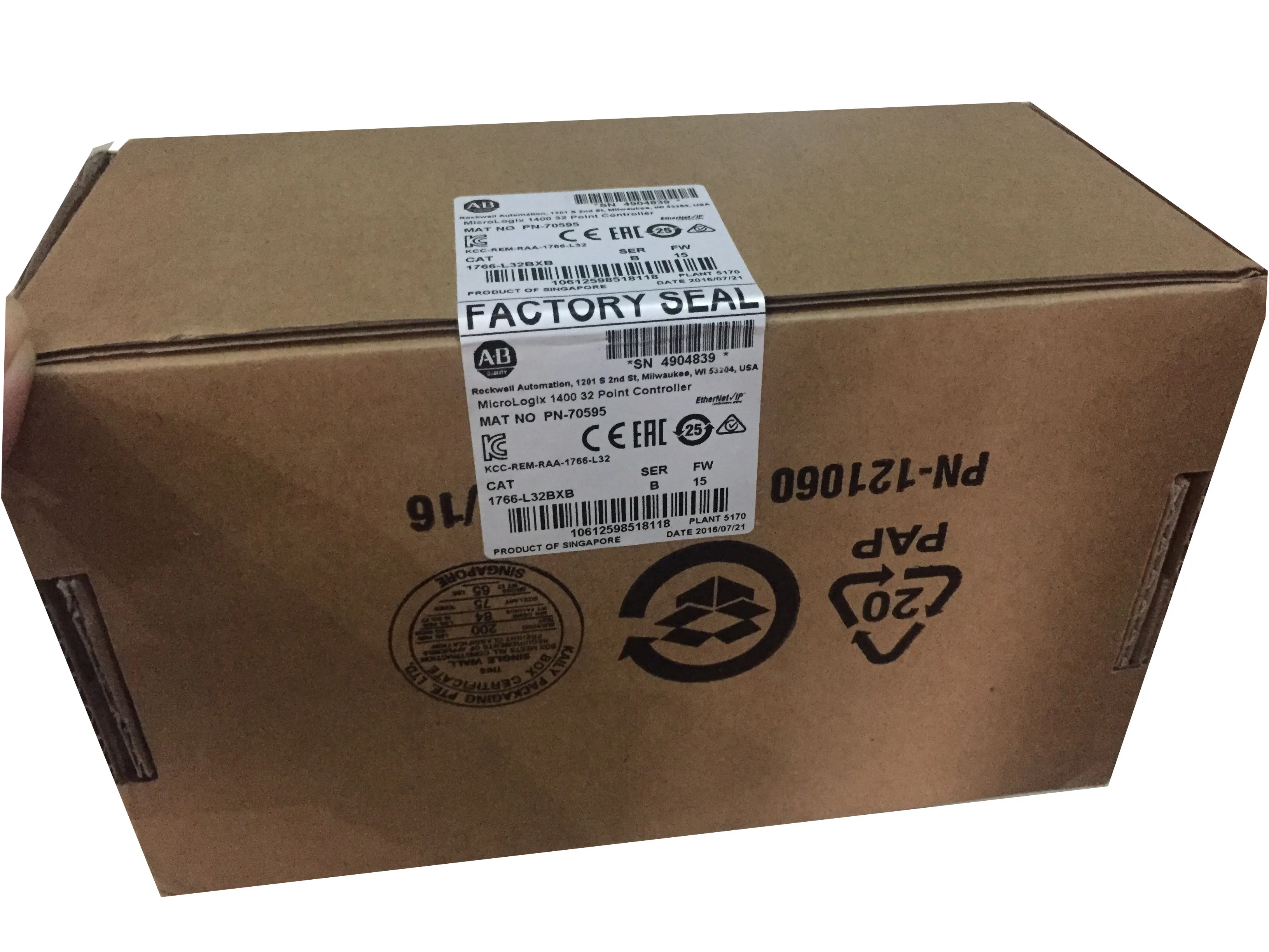 Новый маленький программируемый логический контроллер MicroLogix 1400 1766 L32BXB l32bxb 2