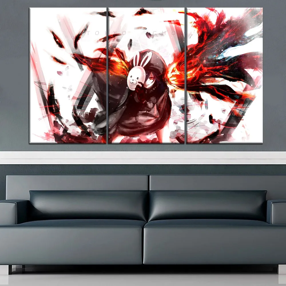 Модульный холст художественный постер Touka Kirishima Токийский Гуль картины для