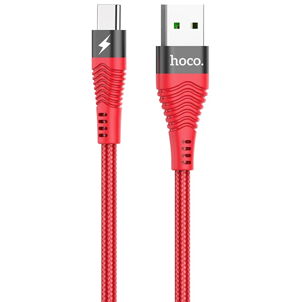Красный HOCO 5A USB C кабель Supercharge usb type C кабель для huawei mate 20 P30 P20 Pro Lite быстрое зарядное устройство кабель для samsung S10 S9 - Цвет: Красный