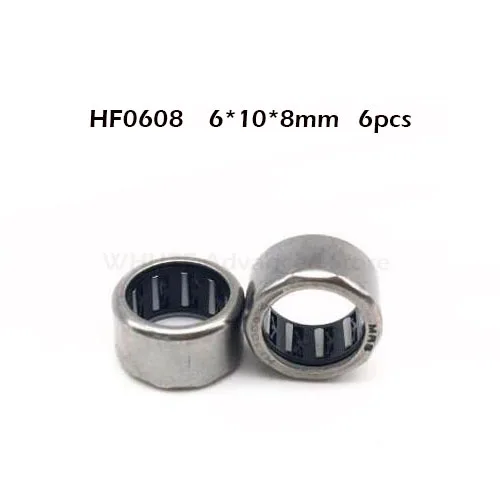 Подшипник HF0608 6*10*8 мм (6 шт.) игольчатый роликовый сцепление HF061008 подшипник|Валы| |