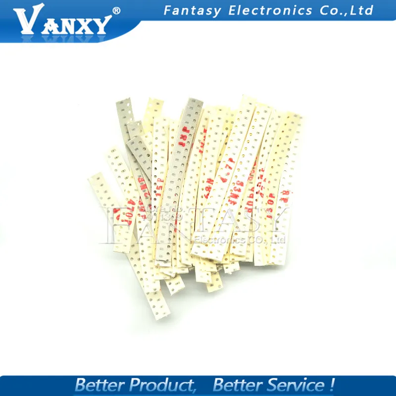 36 значений* 20 шт = 7 20 шт 0603 SMD конденсатор Ассорти Комплект 1pF-10uF компонент diy Образцы комплект и