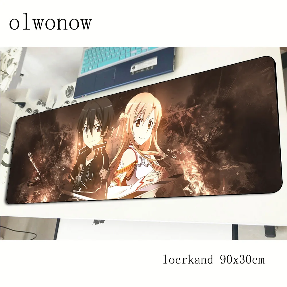 Обувь для вечеринки в Стиле косплей Sword Art Online коврик мыши 900x300x3 мм HD печати
