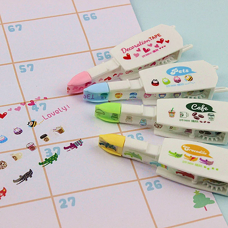 4 штуки в партии (1 пакета(ов)) Kawaii домашних животных сердца коррекции заправка