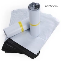 10pcslot 4560cm express storage bags courier package courier envelope shipping bag mail organizer white