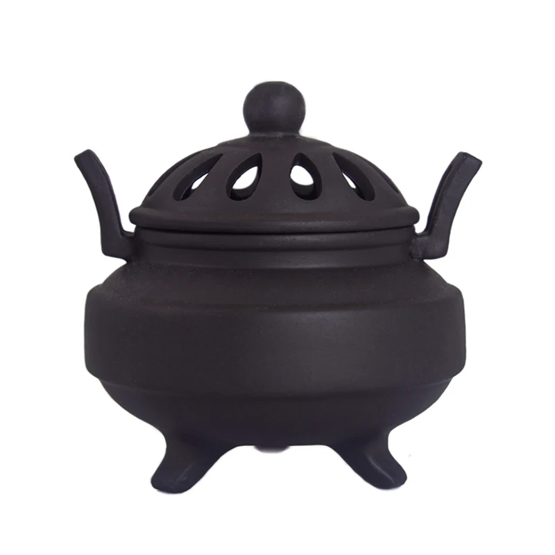 

Buddhist incense products pottery small ears three aromatherapy sandalwood coil furnace