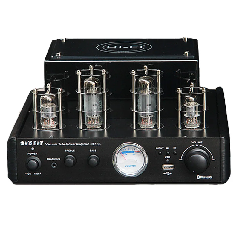Новый NE10S 6P1 + 6F1 трубчатый Bluetooth 4 0 USB BT AUX AC 220 В 2 каналов 40 Вт Мощный Hi Fi звуковая