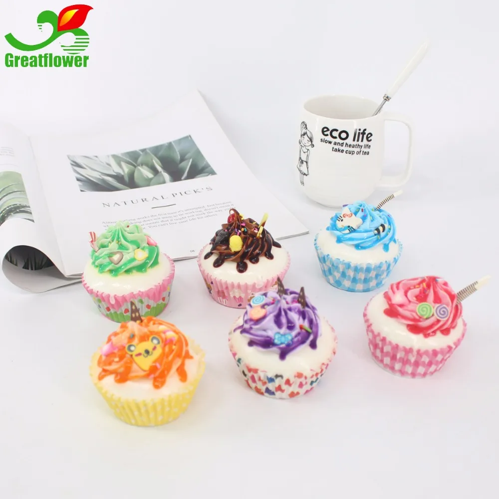 1 шт. искусственная еда поддельные торт пластик Крем Кекс гостиная магазин