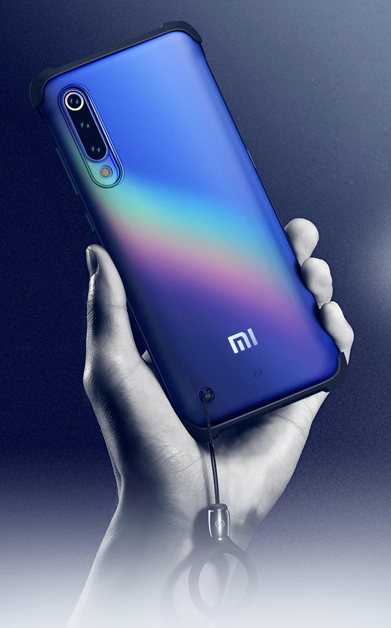 Тонкий чехол XUNDD для Xiao mi 9, защитный чехол, матовый, разноцветный, ультра тонкий, без бампера, противоударный чехол для mi 9, чехол с лямками
