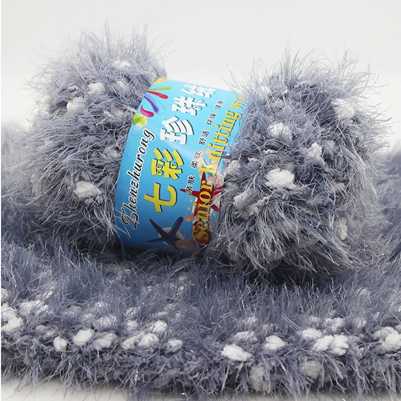 Ручная плетение разноцветные Вязание снежинки бархат вязание крючком