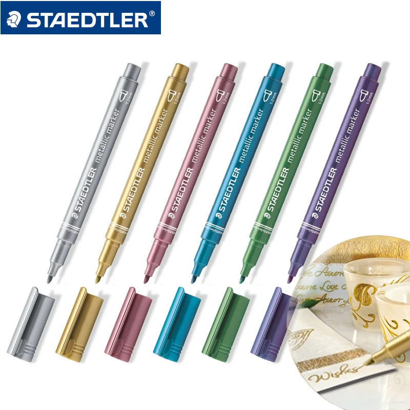 STAEDTLER маркер ручка 8323 металлик руководство рождественские поздравительные