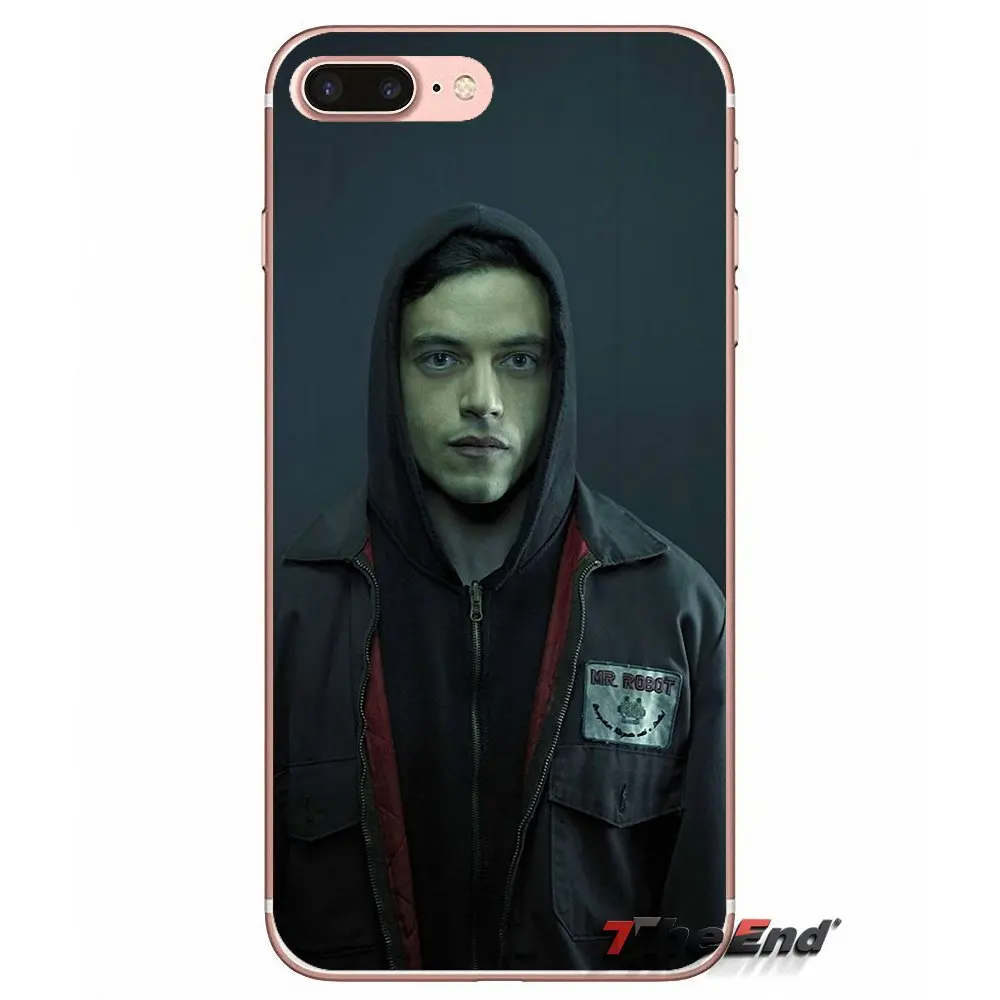 Чехол из ТПУ для iPhone X 4 4S 5 5S 5C SE 6 6S 7 8 Plus Samsung Galaxy J1 J3 J5 J7 A3 A5 2016 2017 Fsociety Mr Robot Elliot Alderson|tpu