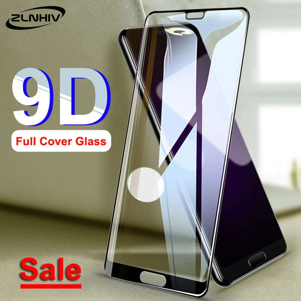 Закаленное стекло ZLNHIV 9D для huawei nova 3e 3i 3 4 4e Защитное honor 8x max y9 2019 Защитная пленка