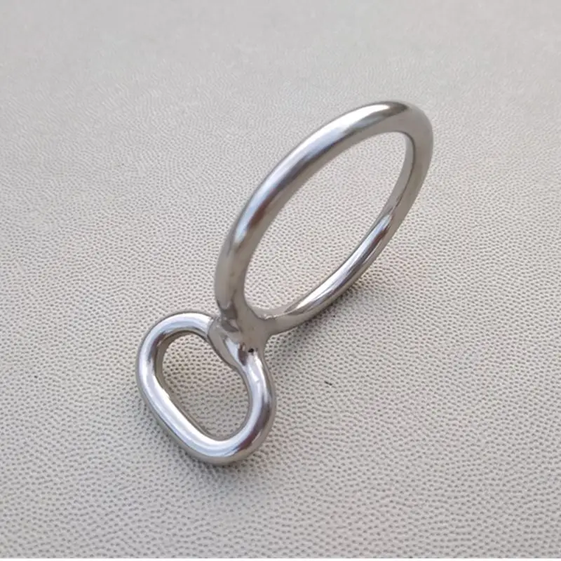 10 шт. Нержавеющая сталь уздечка с защелкой круглой пряжкой Туфли 20 мм глаз для