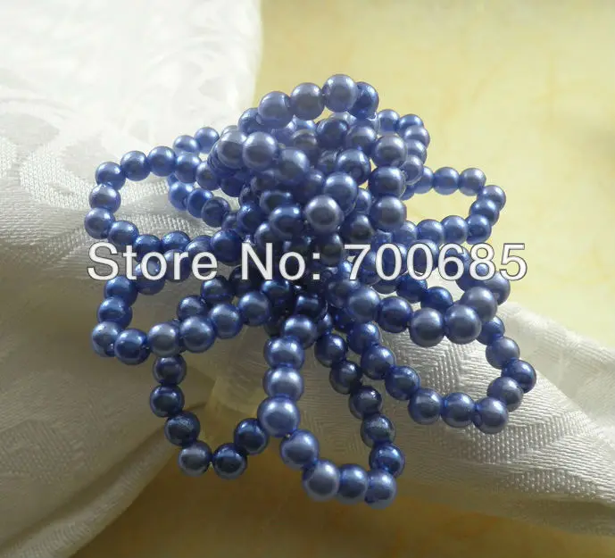 

pearl beades napkin ring,