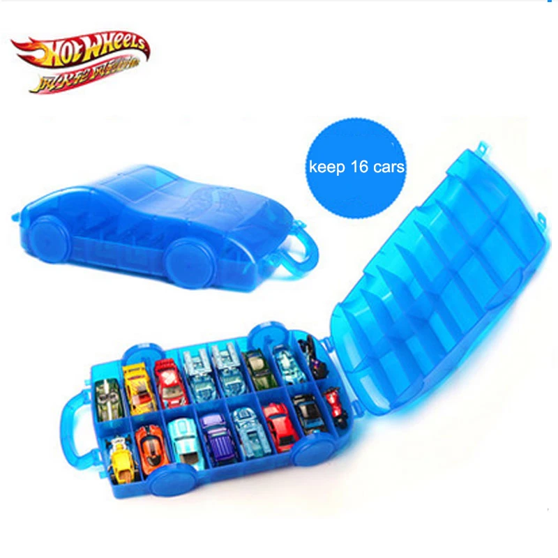 Переносная пластиковая коробка для хранения игрушек Hot Wheels подвижная