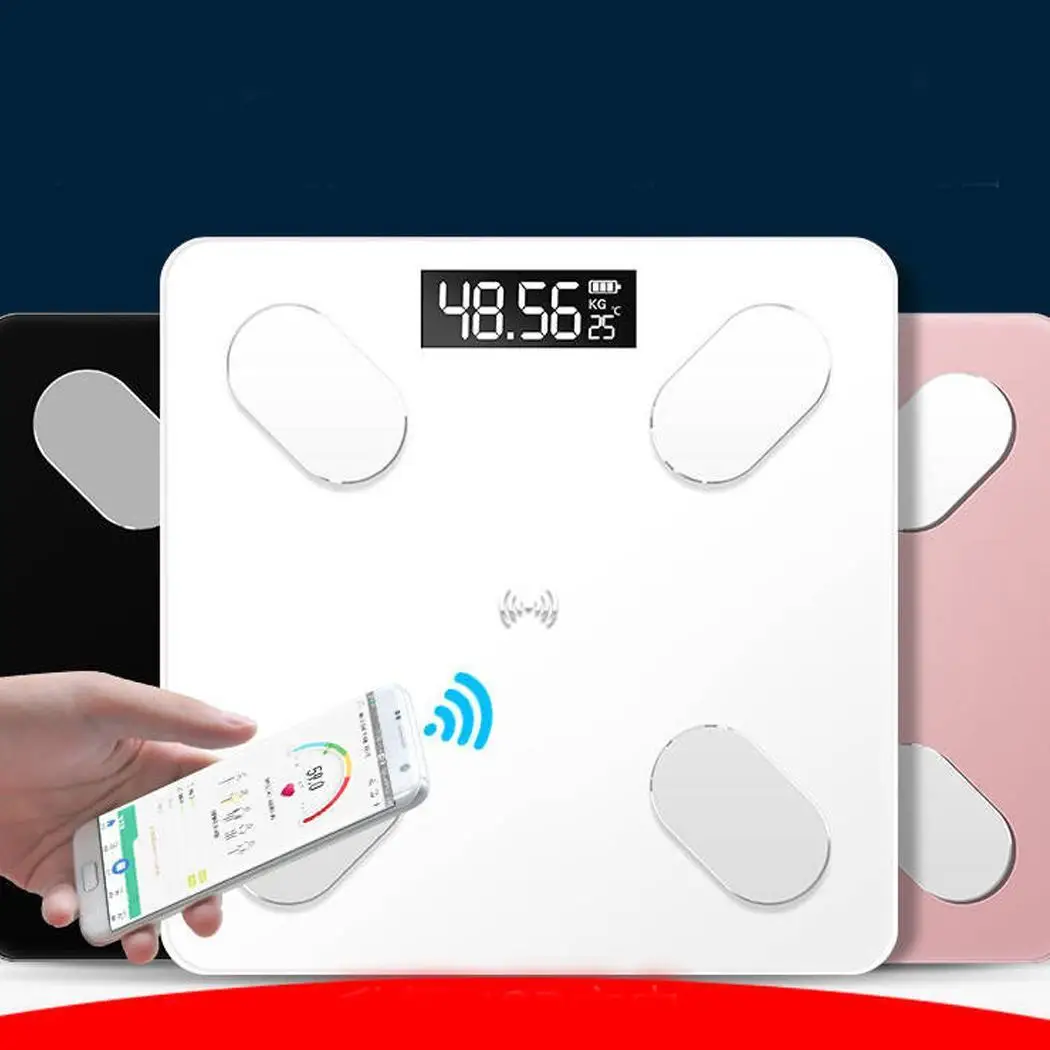 Напольные весы Bluetooth приложение Смарт батарея USB электронный научный Вес Ванная